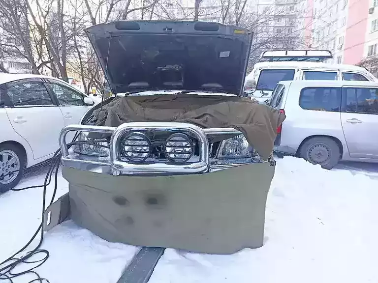 фото отогрев авто в Хабаровске отогрев авто джипа в Хабаровске